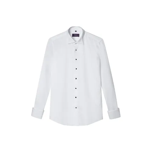 SKARO Длинный рукав рубашка мужская белая