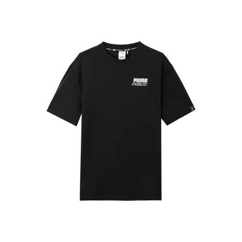PUMA x Peanuts T-Shirt Мужской Черный