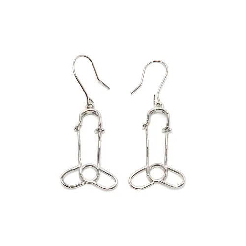JW Anderson Brass Earrings Серебряные Женские