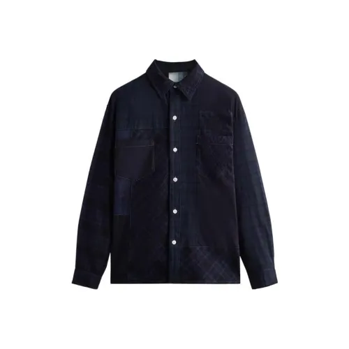 KITH Collaboration Мужские Синие Рубашки