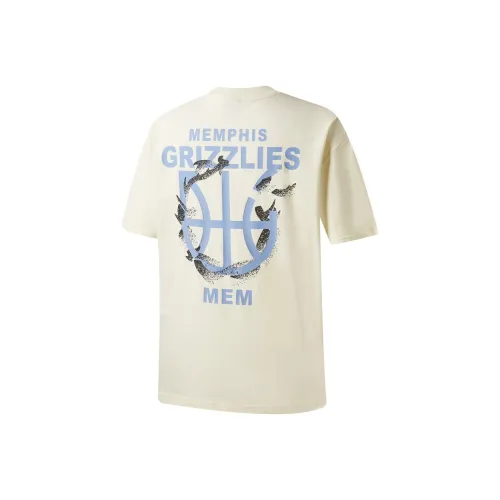 NBA Memphis Grizzlies Team Culture Collection SU25 T Рубашка Унисекс Айвори Белый