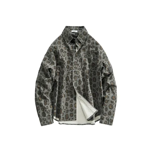 APAY Рубашка Унисекс Леопардовый принт