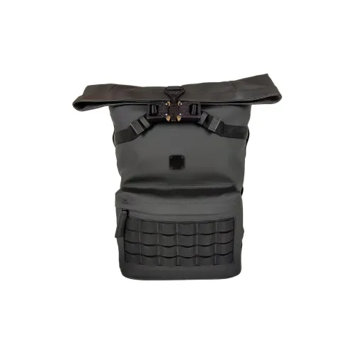 MCM Klassik Visetos Ткань с коровьей кожей Рюкзак Стандартный Мужской Черный