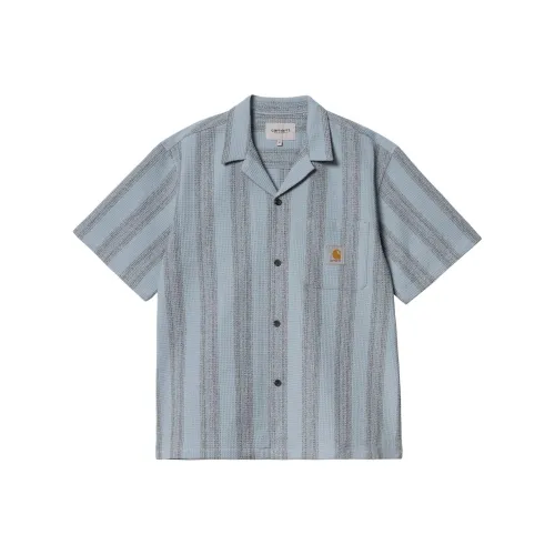 Carhartt WIP SS24 S S Dodson Рубашка Унисекс Небесно-голубой