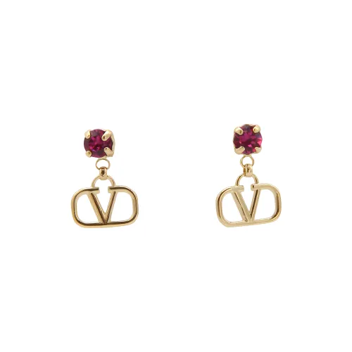 Valentino Металлические Серьги Золотые Женские