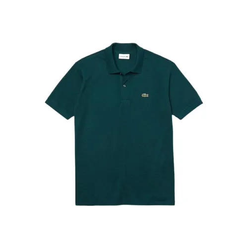 LACOSTE Поло Мужское Темно-Зеленое