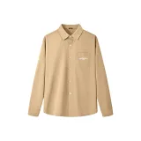 [Ледяной шелк, легкий] Хаки (Ma Shadao Pen, этикетка, грудь, значок)