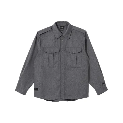 New Era Серый Унисекс Рубашки