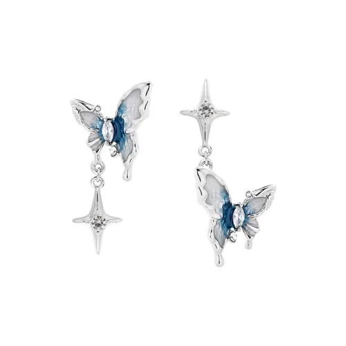 KING OF BLING Сплав Циркон Масляный капельный дизайн Серьги Женские