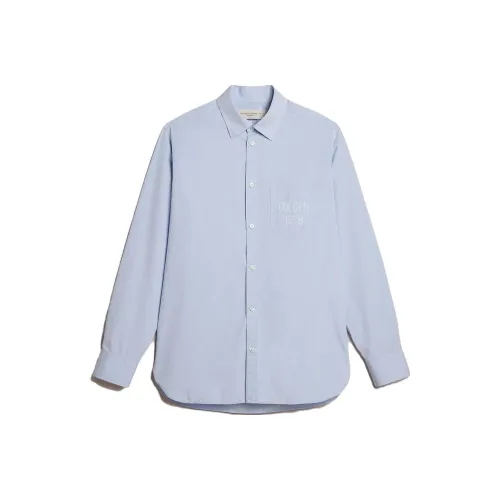 Golden Goose FW23 Рубашка Мужская Синяя