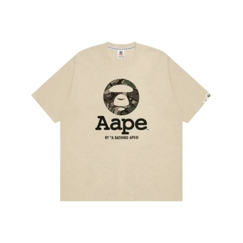 Aape SS25 T-Shirt Мужской Коричневый BG2