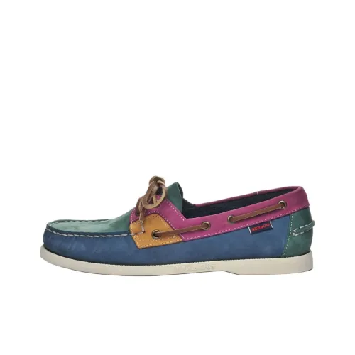 Sebago Мужские повседневные туфли Low Top Бирюзовый Синий Мужской