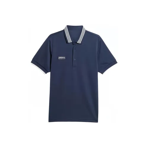Adidas Originals adidas originals x SPEZIAL SS24 Короткий рукав Поло Мужской цвет ночного моря Армейский синий