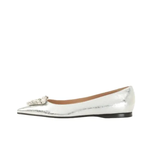 SERGIO ROSSI Godiva Повседневная обувь Женская Серебряная