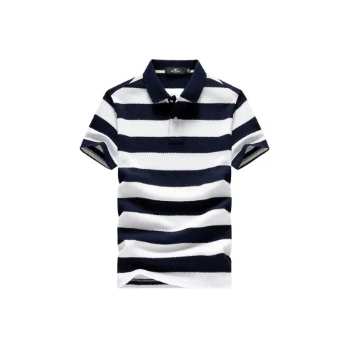 SEPTWOLVES Поло Мужское Темно-синий