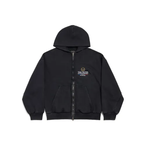 BALENCIAGA Черный Унисекс Свитшоты