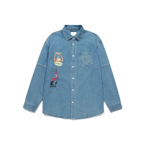 Guuka Синий Унисекс Рубашки
