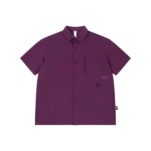 QIAODAN Рубашка Мужская Ludian Фиолетовая