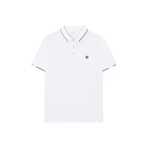 FILA Modern Heritage Polo Мужской Стандартный Белый
