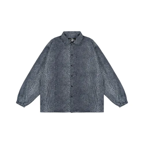 XINYINSU Синие Унисекс Рубашки