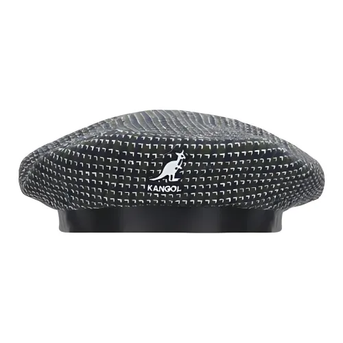 KANGOL Полиэстер Полиуретан Искусственная кожа Береты Женские Черный