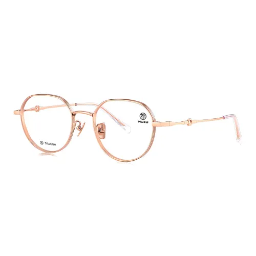 MUZU Титан Нерегулярная форма Оправы для очков Унисекс