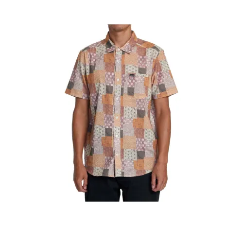 RVCA Винтаж Золото Мужские Рубашки