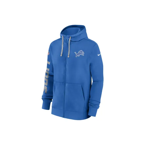 Nike Detroit Lions Sideline Team Issue Клуб Толстовка Мужской Синий