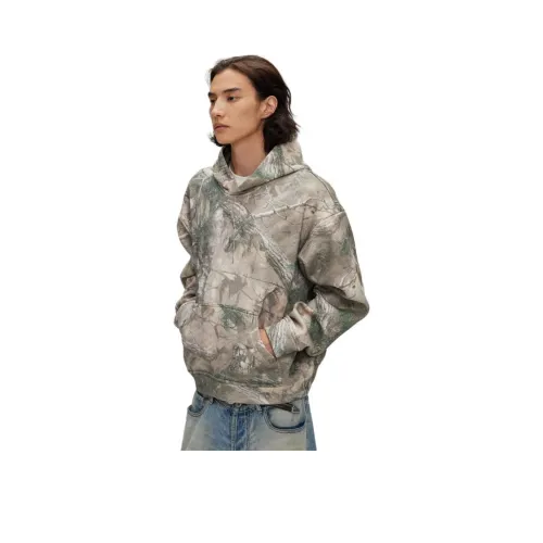 HEMIKELITE Толстовка Унисекс Лист Камуфляж