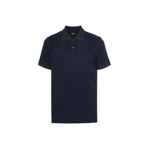 Hugo Boss SS24 Поло Мужское Морской Синий