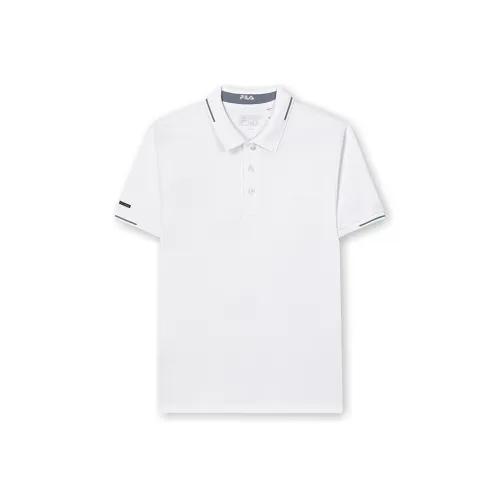 FILA MODERN HERITAGE Поло Мужское Стандартное Белое