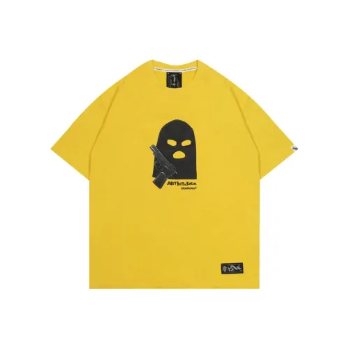 GRAF Стандартная футболка мужская Outlaw повязка ярко-желтая короткий рукав