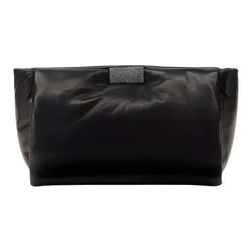 BRUNELLO CUCINELLI Напп Кожа Клатч Женский Черный
