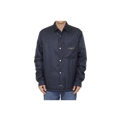 BALMAIN Мужские Черные Рубашки