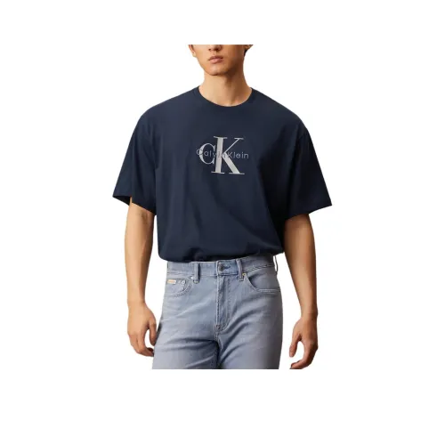 Calvin Klein T-рубашка мужская темно-синий драгоценный камень