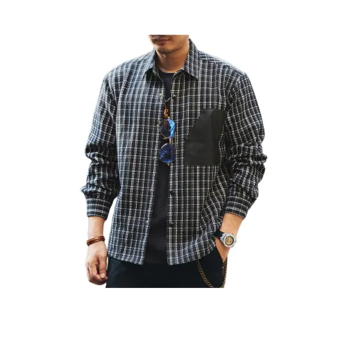 GELANLU Черная унисекс рубашка