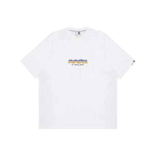 AAPE Белый WHX Мужская T-Рубашка