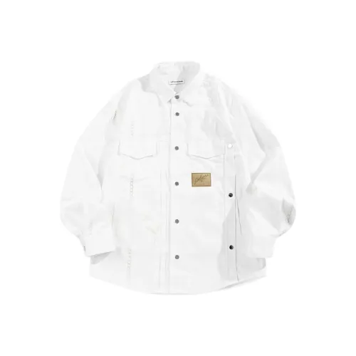 PEACEBIRD MEN Белый 1 Мужская Рубашка