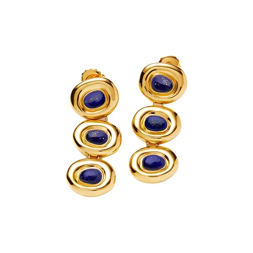 Серьги Missoma с покрытием из 18-каратного золота унисекс разноцветные