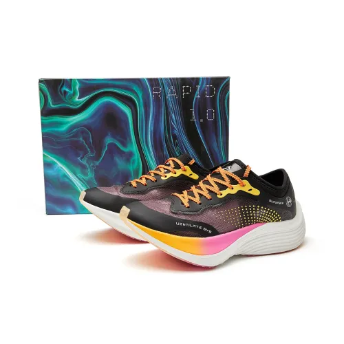 VOIT Беговые кроссовки Low Top Черный Фиолетовый Унисекс