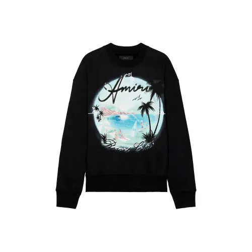 AMIRI Мужские черные свитшоты