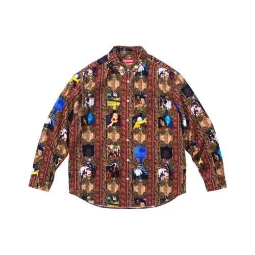 Supreme X Mark Leckey FW23 Co Брендированная Серия Рубашка Унисекс