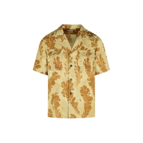 DRIES VAN NOTEN Рубашка Мужская Бежевая