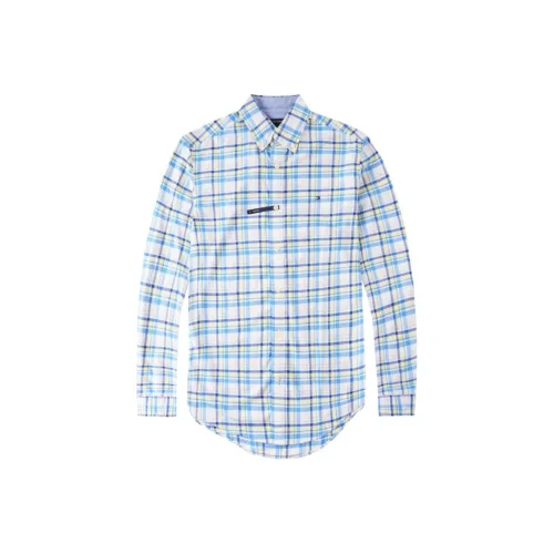Tommy Hilfiger Мужские Синие Рубашки