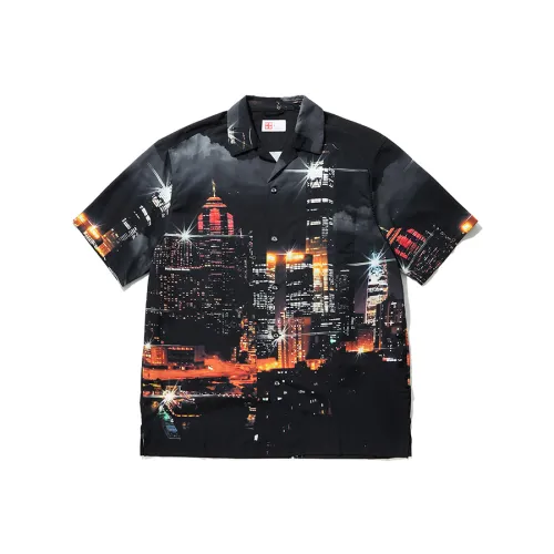 LINING x JIETOUBUDAYANG LIANMINGKUAN Рубашка Унисекс С принтом "Черный повсюду"