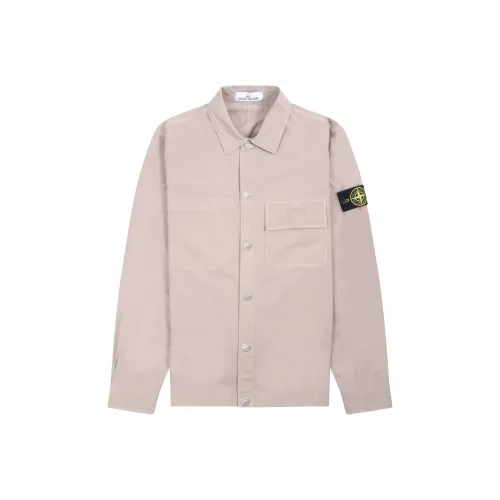 STONE ISLAND SS23 Рубашка Мужская Хаки