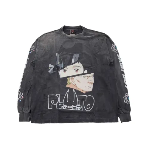 SAINT Mxxxxxx Netflix x PLUTO Collaboration Черные Мужские Толстовки