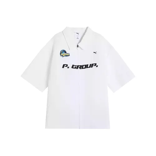 PUMA Белая Унисекс Рубашка
