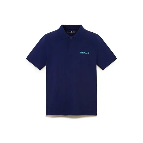 Timberland Поло Мужское Морской Синий Холст