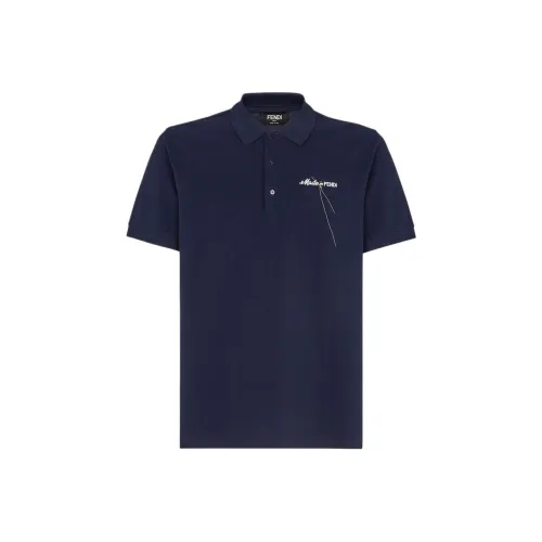 Fendi Синий Мужская Поло